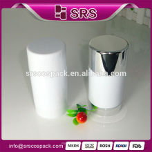 Round Shape ABS Kunststoff Kosmetik Verpackungen Container Und 30g 50g 75g White Deodorant Stick